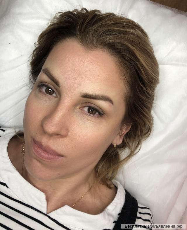 Перманентный макияж бровей