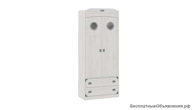 Шкаф комбинированный для одежды с иллюминатором «Калипсо» - СМ-389.07.022