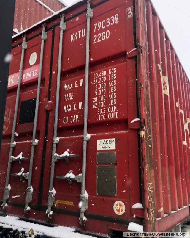 Морские контейнеры б/у 20, 40 фут (продажа и аренда)