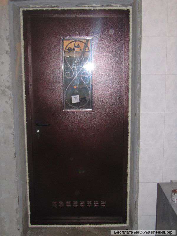 Двери в котельную, боллерную