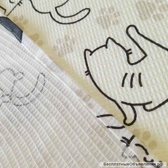 Полотенца вафельные, 100% хлопок, оптом