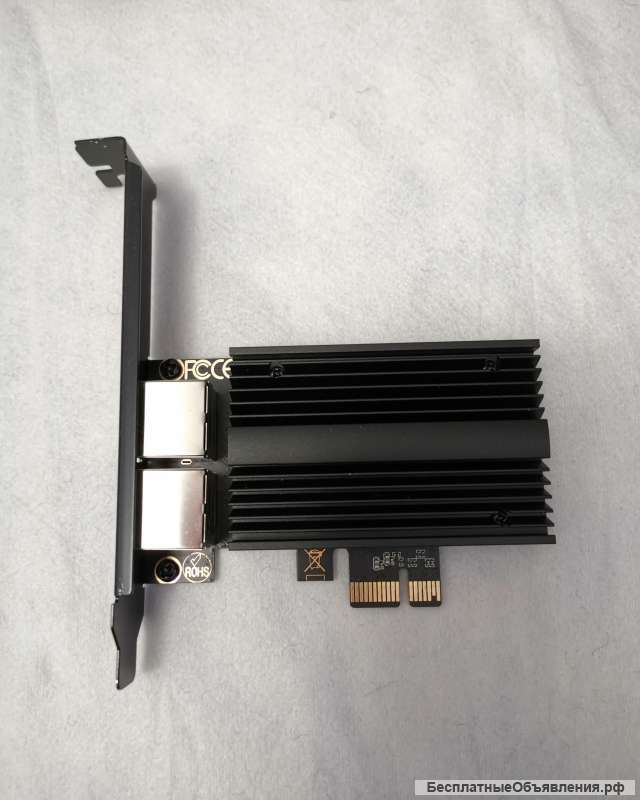 2х2,5 гигабитный PCI Express сетевой адаптер оригинальный НОВЫЙ