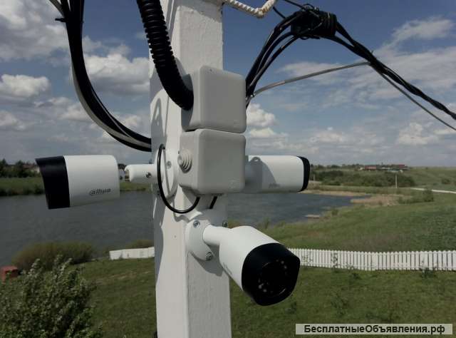 Установка видеонаблюдения, СКУД, охранных систем