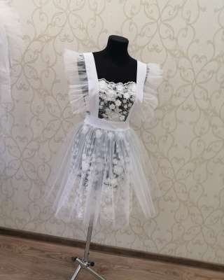 Школьный фартук на последний звонок за 35 минут МК