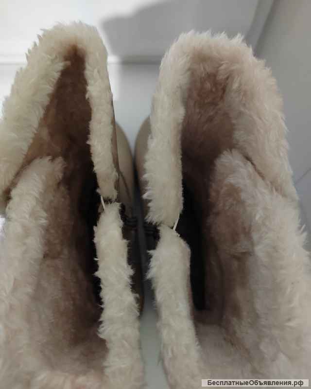 Женские Теплые Зимние Полусапоги