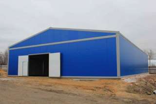 Быстровозводимые ангары склады из сэндвич панелей