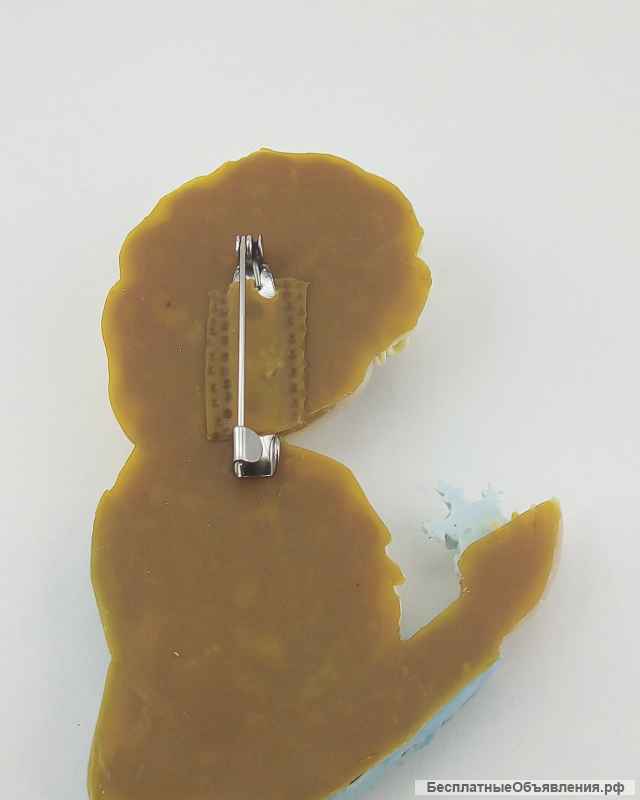 Брошь "Эльза из "Холодного сердца"