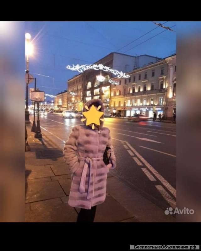 Шуба мутон