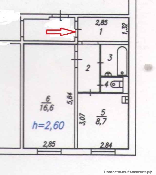 1 комн. Даурская