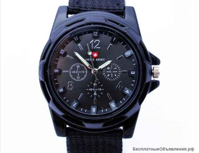Новые часы Swiss Army Black
