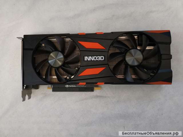 Inno3D GeForce RTX 2080 X2 OC [N20802-08D6X-1180633] Видеокарта оригинальная Идеальное состояние