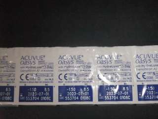 Контактные линзы Acuvue Oasys