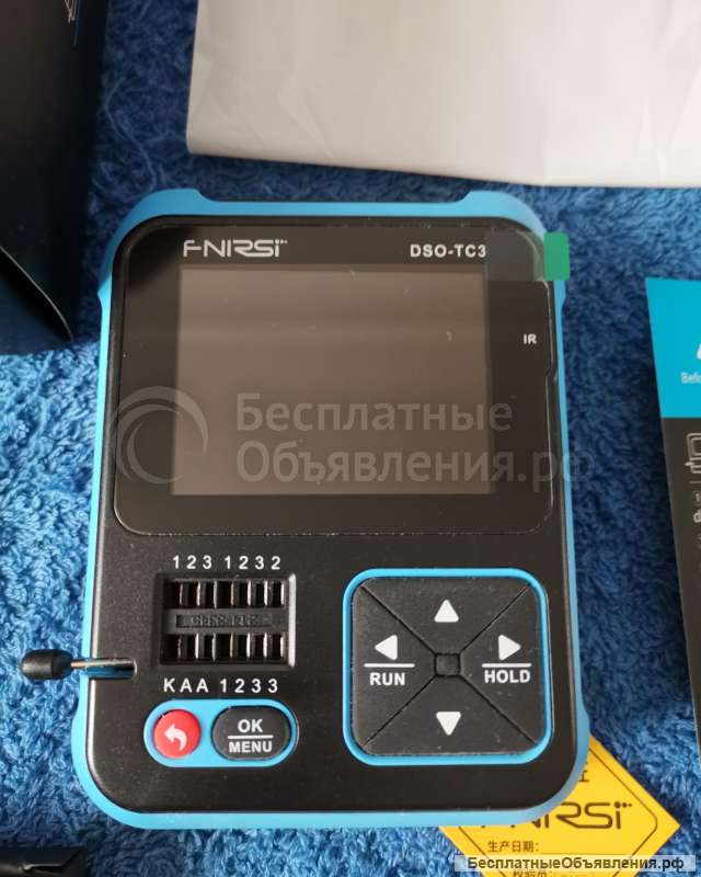 FNIRSI DSO-TC3 Цифровой осциллограф-генератор-тестер деталей, Type-C, 2,4" TFT дисплей НОВЫЙ