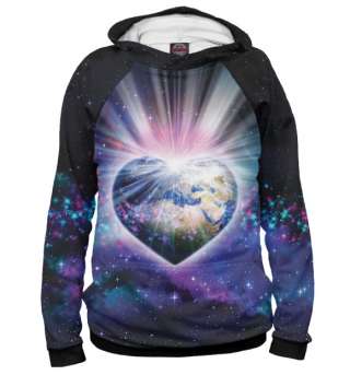Женское худи Планета любви