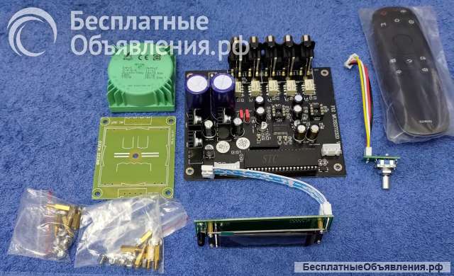 Предусилитель MUSES72320 + Трансформатор BingZi M7-04 220В зеленый оригинальные НОВЫЕ