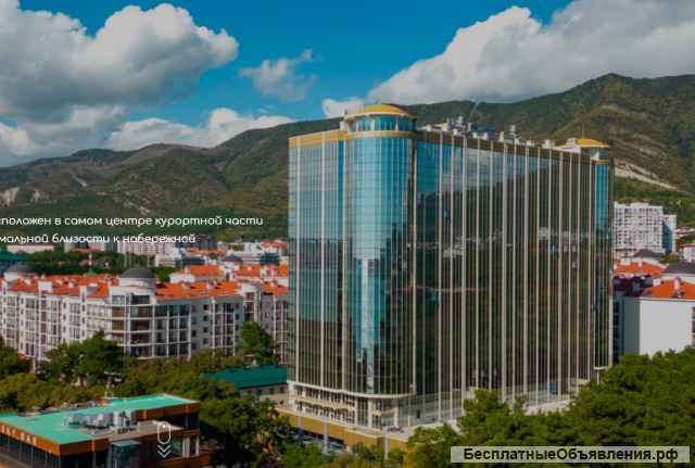 Квартиры в зеркальной высотке с видом на горы и море