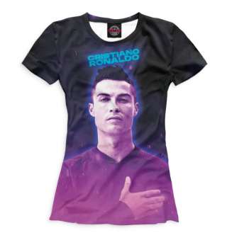 Женская футболка Криштиану Роналду