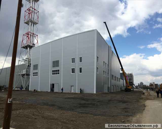 Монтаж сэндвич-панелей