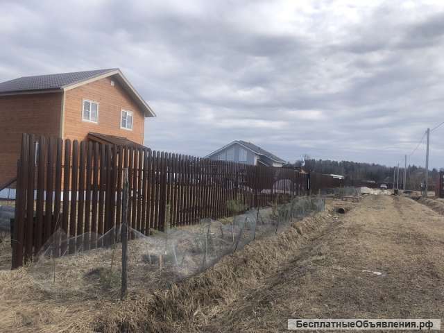 Чистый район, шикарная природа Участок 25 соток в Чеховском районе рядом с р.Нара