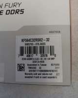 Kingston fury Renegade Silver DDR5 32гб 16x2 6400 НОВАЯ