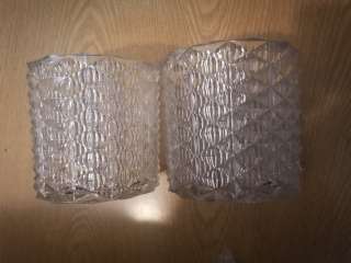 2 хрустальных плафона ссср бра ссср 11х11 см Винтаж метро Отрадное