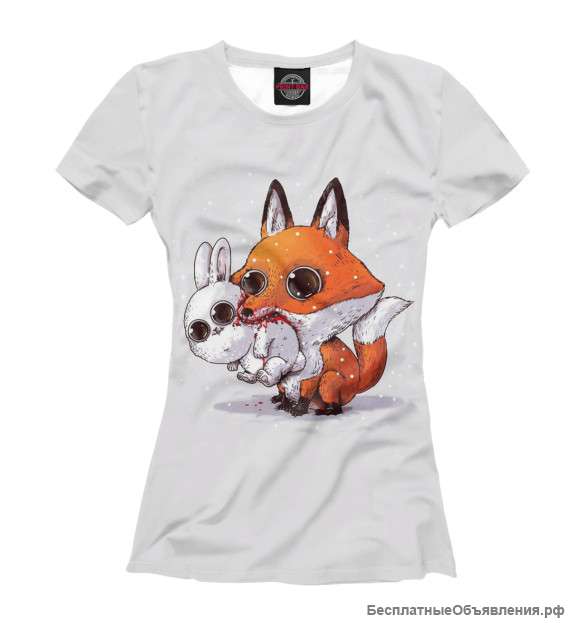 Футболки с Лисами для женщин и девочек