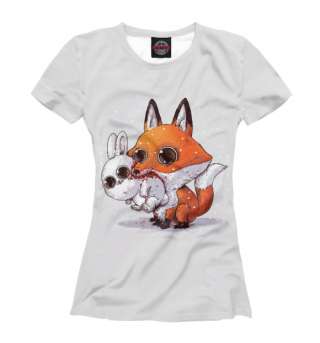 Футболки с Лисами для женщин и девочек