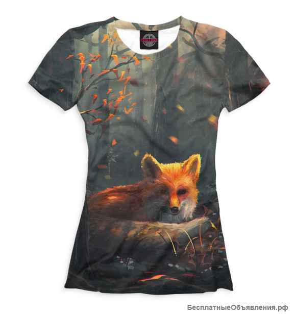 Футболки с Лисами для женщин и девочек