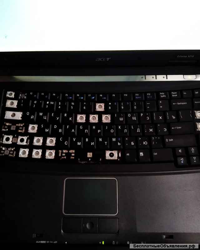 Ноутбук Асer Extensa 5210 рабочий, c БП