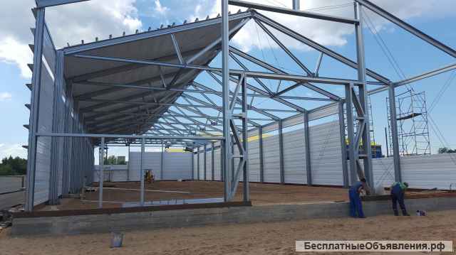 "Быстровозводимые склады, ангары из сэндвич панелей"