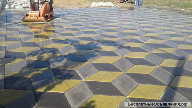 Укладка тротуарной плитки