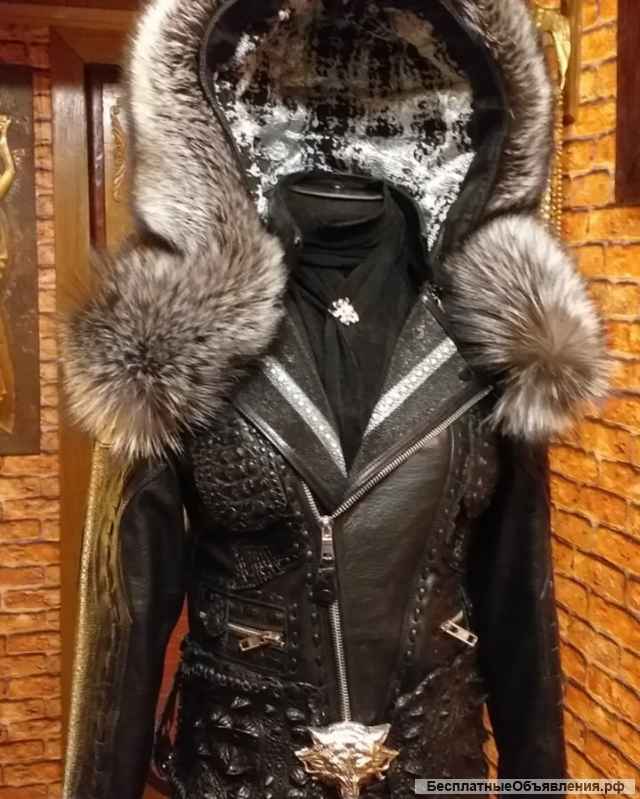 Дизайнер по коже сошьёт Вам оригинальный плащ, жилет или куртку