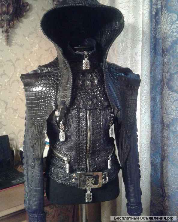 Дизайнер по коже сошьёт Вам оригинальный плащ, жилет или куртку