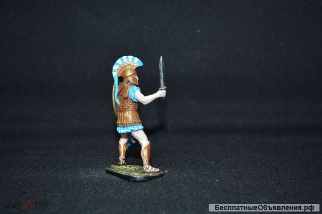 Оловянный солдатик 54 мм. Греческий гоплит 5 в. до н.э.