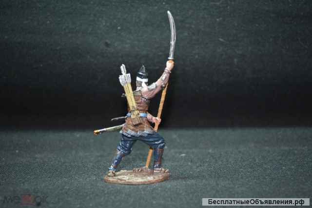 Оловянный солдатик 54 мм. Асигару японской армии. 15 - 16 вв.