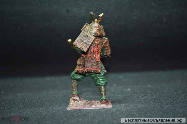 Оловянный солдатик 54 мм. Самурай, Япония, 12 век