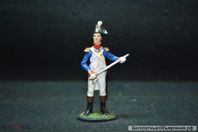Оловянный солдатик 54 мм. Офицер пехотного полка 1812г