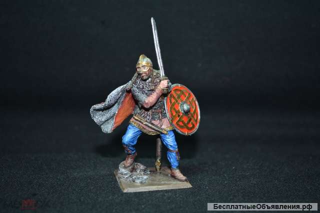 Оловянный солдатик 54 мм. Ярл, 9 - 10 вв.