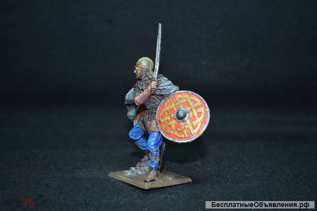 Оловянный солдатик 54 мм. Ярл, 9 - 10 вв.