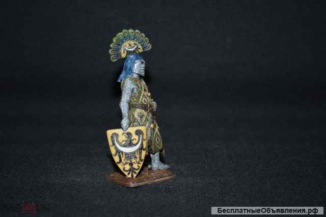Оловянный солдатик 54 мм. Герцег Генрих фон Бреслау, Германия. 13 век.