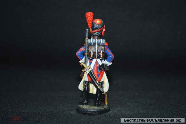 Оловянный солдатик 54 мм. Сапер полка пеших гренадеров. Франция, 1808-1812 гг