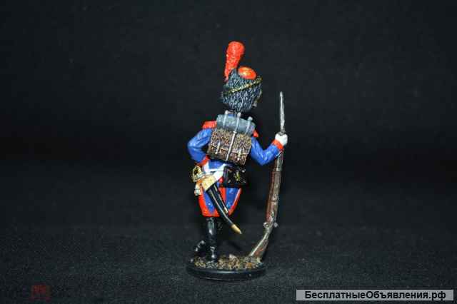 Оловянный солдатик 54 мм. Рядовой полка пеших гренадеров. Франция 1808 - 12 гг