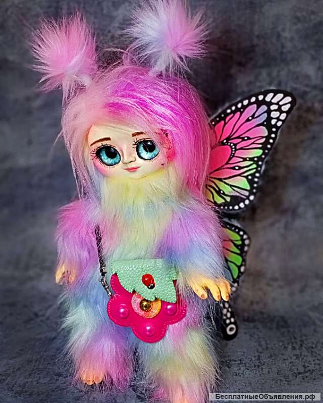 Игрушки ручной работы, бабочка-эльф