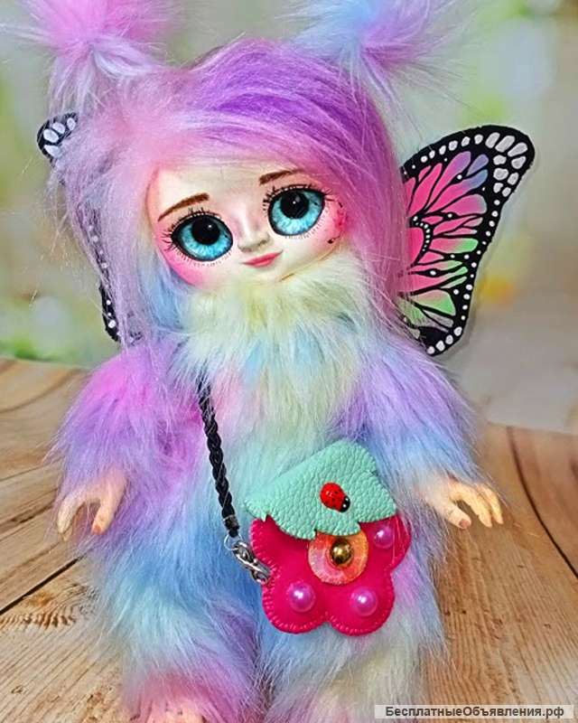 Игрушки ручной работы, бабочка-эльф