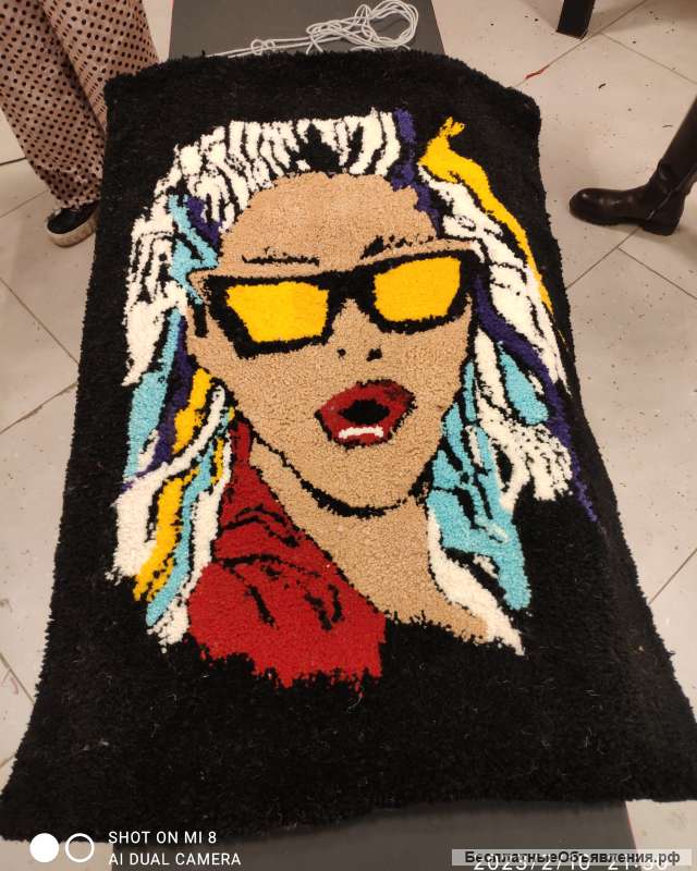 Проведение мастер класса по тафтингу