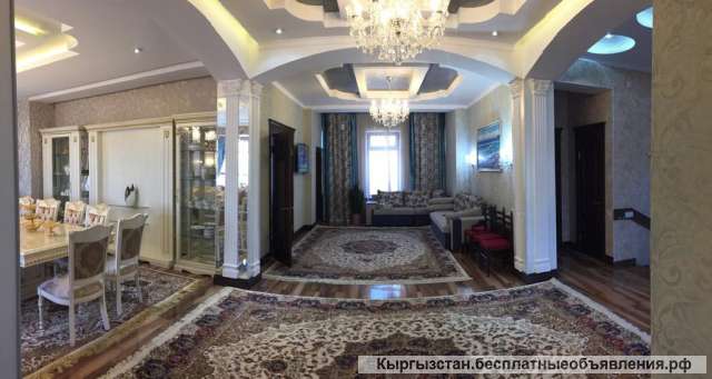 Сдаю 3-этажный большой дом, Киргизия-1, 3500 $, б/п