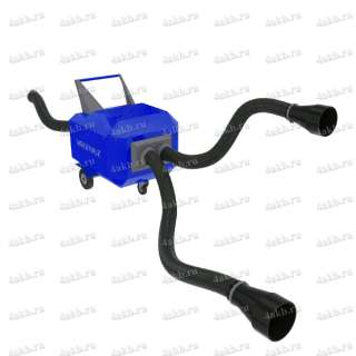 Устройство для вытяжки отработанных газов на 2 поста УВВГ ПРО