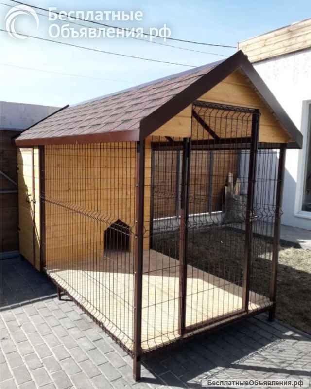 Уличные вольеры для собак на заказ