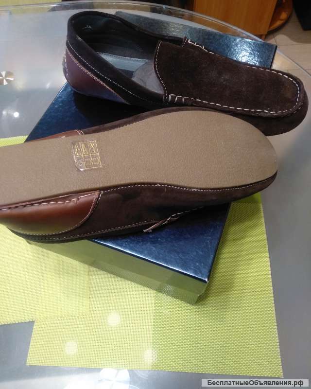 Туфли замшевые мужские, летние