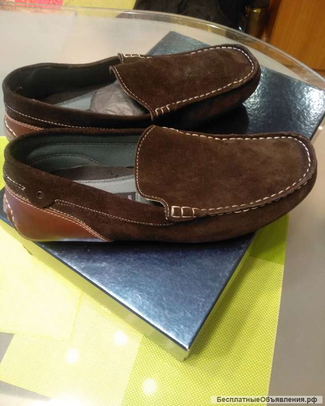 Туфли замшевые мужские, летние